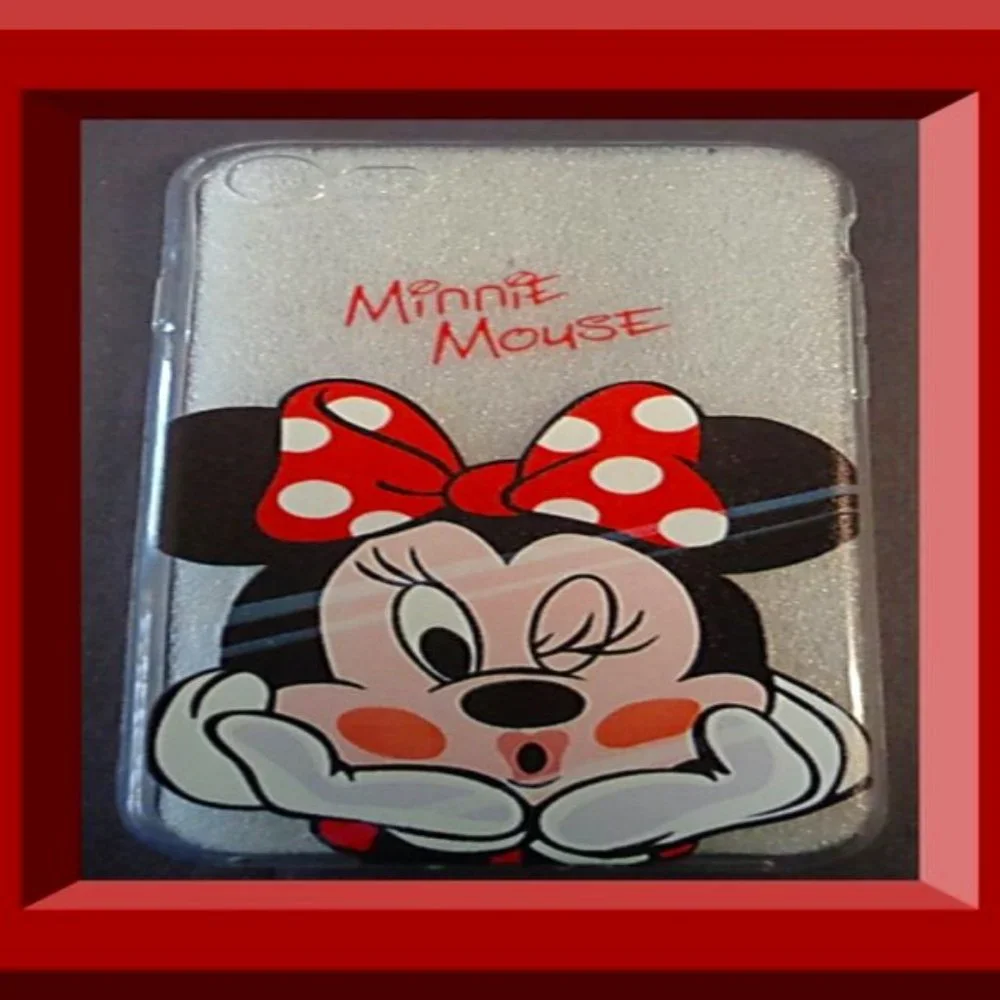 Minnie Mouse Theme Iphone 8 Silicone Case For Kids (Girls) Teens